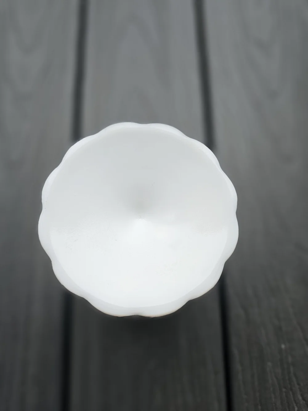 Vintage Indiana Glass Opaque White Milk Glass Pedestal Compote Bowl